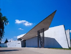 Feuerwehrhaus von Zaha Hadid auf dem Vitra Campus. Feuerwehrhaus von Zaha Hadid auf dem Vitra Campus.