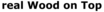 Real Wood on Top Logo