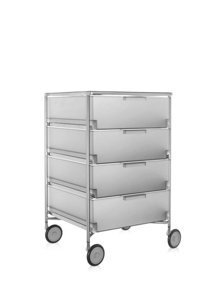 Mobil Container, 4 Schub - kein Fach, Opal, Eisfarben