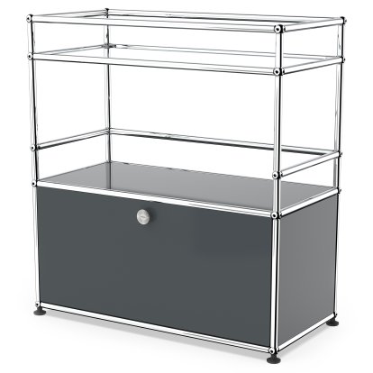 USM Haller Bar Sideboard Typ 1, Anthrazitgrau RAL 7016