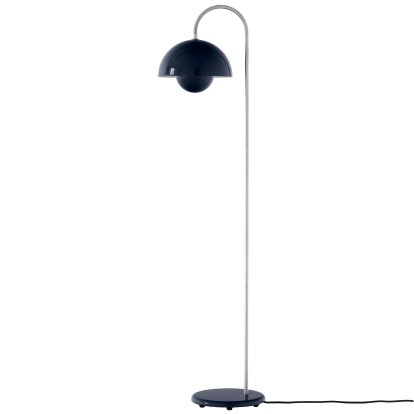 Flowerpot VP12 Stehleuchte, Steel blue