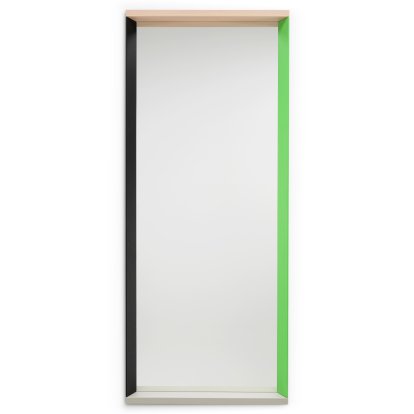 Colour Frame Spiegel, Groß (58cm x 140 cm), Grün / Rosa