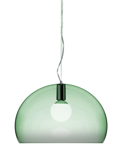 FL/Y Pendelleuchte, Transparent, Salbeigrün