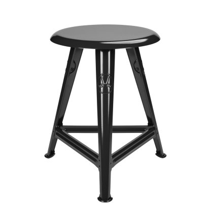 Rowac-Schemel Modell IS - 48 cm, Schwarz glänzend