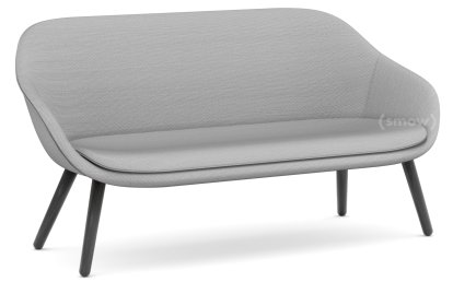 About A Lounge Sofa for Comwell, Steelcut Trio 133 - hellgrau, Eiche schwarz lackiert