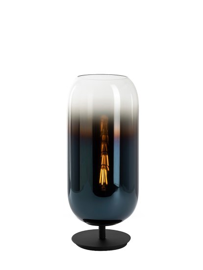 Gople Mini Tischleuchte, Schwarz/blau