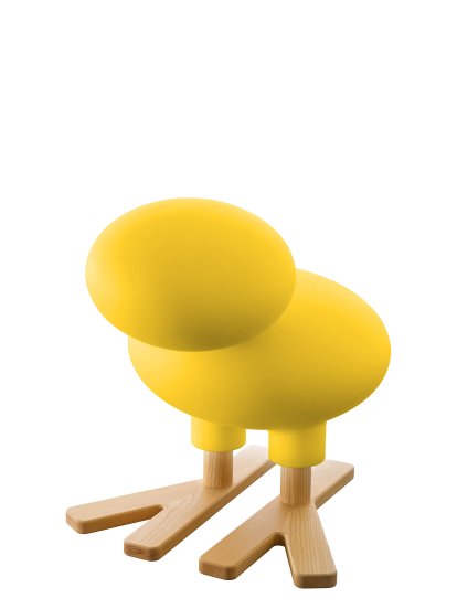 Happy Bird Spielfigur, Groß (H 66,5 x B 57 x T 70 cm), Gelb