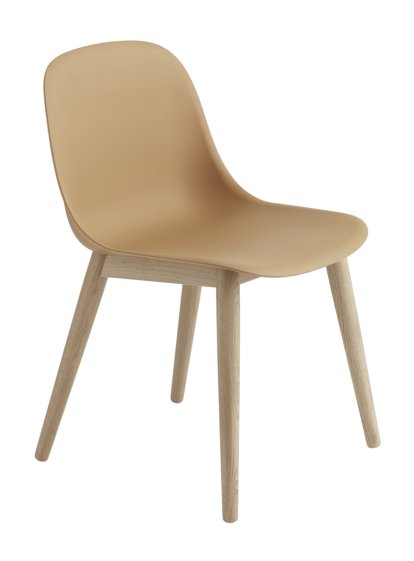 Fiber Wood Stuhl, Ocker / Eiche