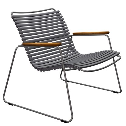 Click Roomy Loungestuhl, Dark grey