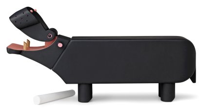Flusspferd Holzfigur