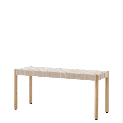 Betty Bank, TK4, 105 cm, Eiche natur / Leinen natur