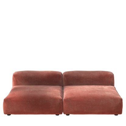 Vetsak Sofa Set 1, L, Cord velours - Brick, Ohne Kissen