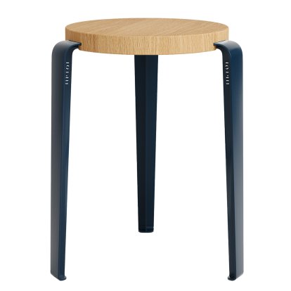 Lou Hocker, Massivholz, Eiche massiv, Mineralblau