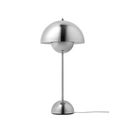 Flowerpot VP3 Tischleuchte, Chrome-plated