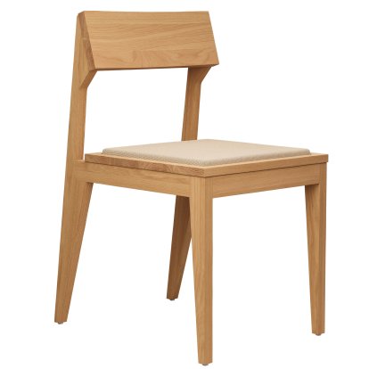 Schulz Stuhl, Eiche gewachst, Sitzpolster beige (Autumn 0221)