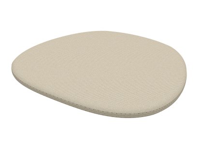 Soft Seats Sitzauflagen, Typ B (B 41,5 x T 37 cm), Stoff Hopsak, Warmgrey / elfenbein