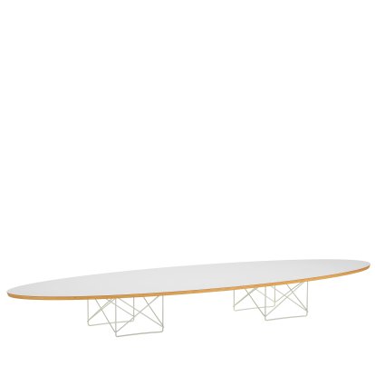 Elliptical Table ETR  Couchtisch, Weiß / pulverbeschichtet weiß