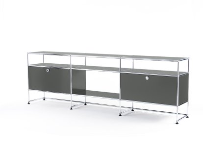 USM Haller TV-Board XL, Mittelgrau RAL 7005