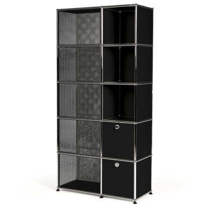 USM Haller Garderobenschrank Typ 3, Graphitschwarz RAL 9011