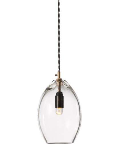 Unika Pendelleuchte, Large (H 20 x Ø 14 cm), Transparent