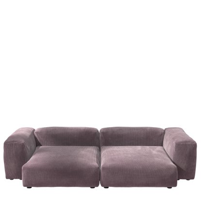 Vetsak Sofa Set 2, XL, Cord velours - Blossom, Ohne Kissen