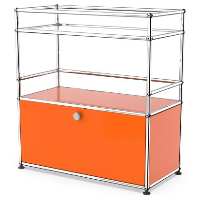 USM Haller Bar Sideboard Typ 1, Reinorange RAL 2004