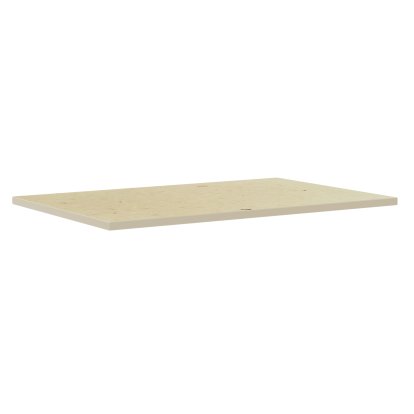 Tischplatte Really Kvadrat für Eiermann Tischgestelle, Cotton cream, 140 x 80 cm