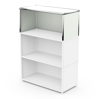 USM Haller Anbaupaket Vertikal 1, Lichtgrau RAL 7035, 35 cm