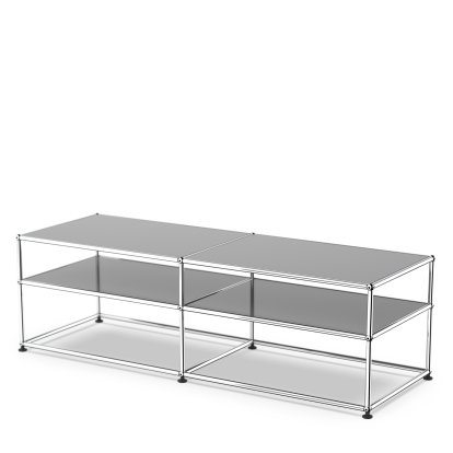 USM Haller Beistelltisch Typ 1, Metall, Mittelgrau RAL 7005