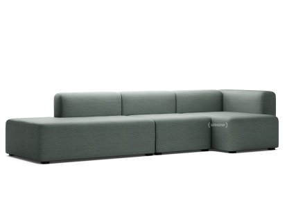 Mags Sofa mit Récamière, Armlehne rechts, Steelcut Trio 153 - dunkelgrau