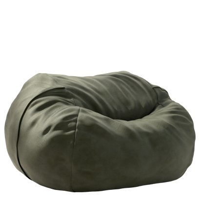 Vetsak Sitzsack, L (H 90 x Ø 140 cm), Leather - Olive