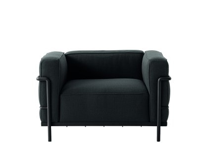 3 Fauteuil Grand Confort, grand modèle Outdoor, Anthrazit / schwarz