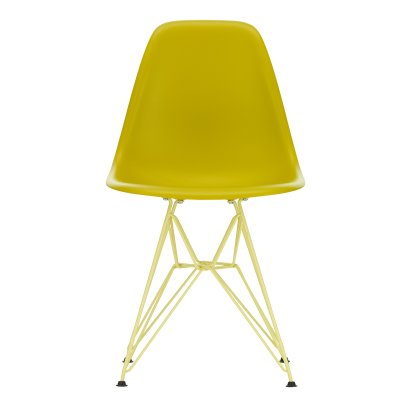 Eames Plastic Side Chair RE DSR New Colours, Mustard / citron