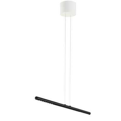 LUM Pendelleuchte, 85 cm, Schwarz