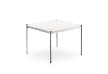 USM Haller Tisch, 100 x 100 cm, MDF (USM Farben), Reinweiß RAL 9010