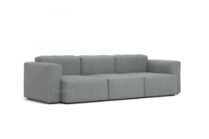 Mags Soft Sofa Kombination 1, 3 Sitzer, Hallingdal 126 - blau/grau