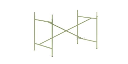 Eiermann 1 Tischgestell , Olivgrün, mittig, 110 x 66 cm, Mit Verlängerung (Höhe 72-85 cm)