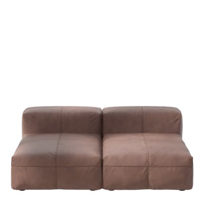 Vetsak Sofa Set 1, M, Leather - Stone, Ohne Kissen