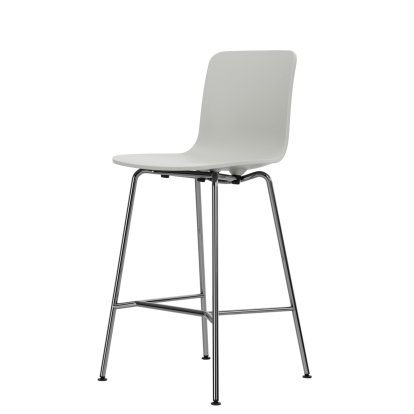 HAL RE Barhocker, Cotton white RE, Küchenvariante: 645 mm, Verchromt