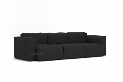 Mags Soft Sofa Kombination 1, 3 Sitzer, Hallingdal 180 - charcoal