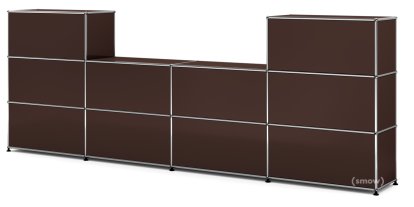 USM Haller Theke Typ 3, USM braun, 35 cm