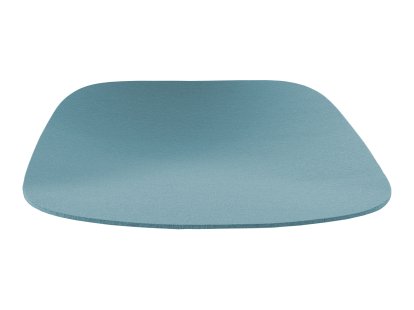 Sitzauflage für Eames Armchairs, Ohne Polster, eisblau