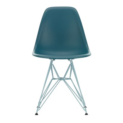 Eames Plastic Side Chair RE DSR New Colours, Sea blue / sky blue