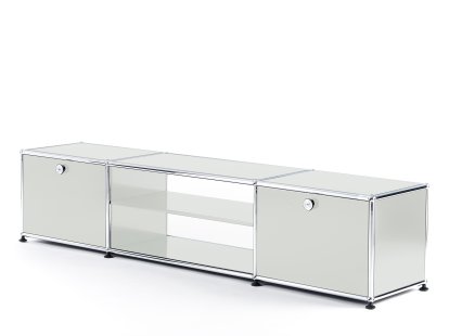 USM Haller TV-Tisch, Lichtgrau RAL 7035