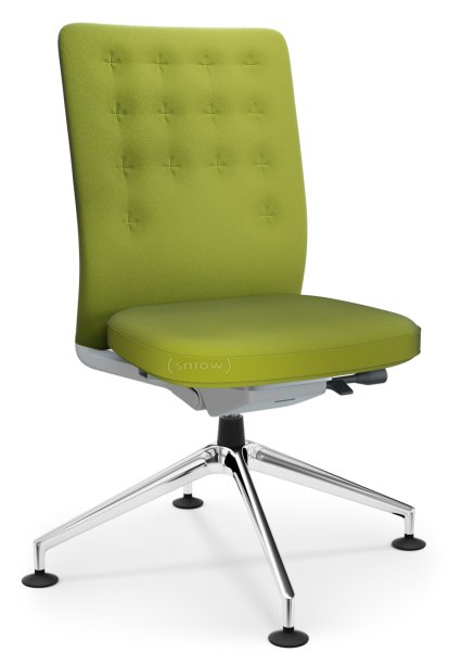 ID Trim Conference, Ohne Lumbalstütze, Ohne Armlehnen, Soft grey, Sitz und Rücken Plano, Avocado