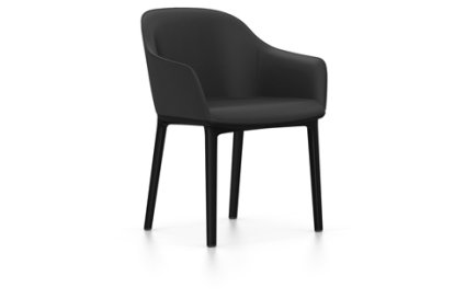 Softshell Armchair, Basic dark, Plano, Dunkelgrau, Filzgleiter für harte Böden