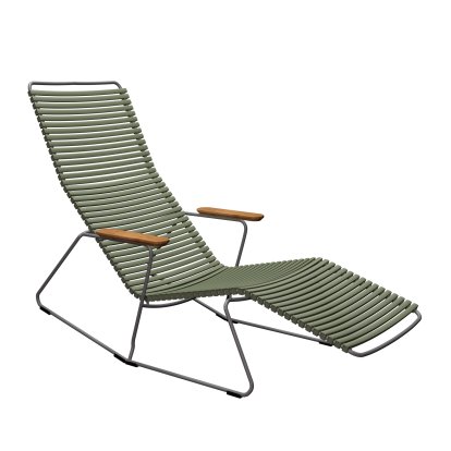 Click Liegestuhl kippbar, Olive green