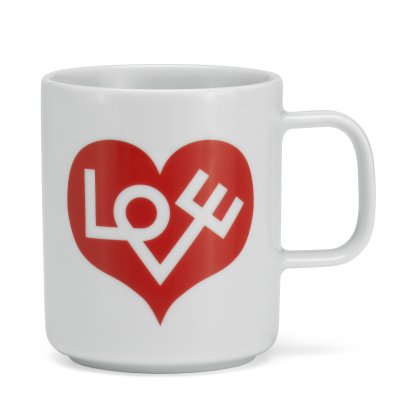 Girard Kaffeetassen, Love Heart, red, Einzeln