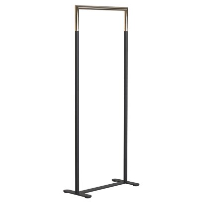 Bukto Kleiderständer, Schwarz matt / gold poliert, 60 cm