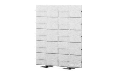 USM Privacy Panels Akustikwand, 1,50 m (2 Elemente), 1,79 m (5 Elemente), Hellgrau